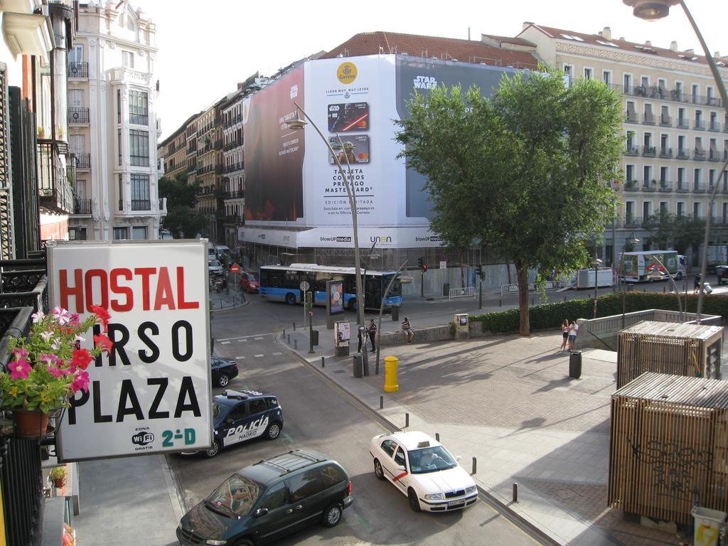 Hostal Tirso Plaza Madrid Exterior foto